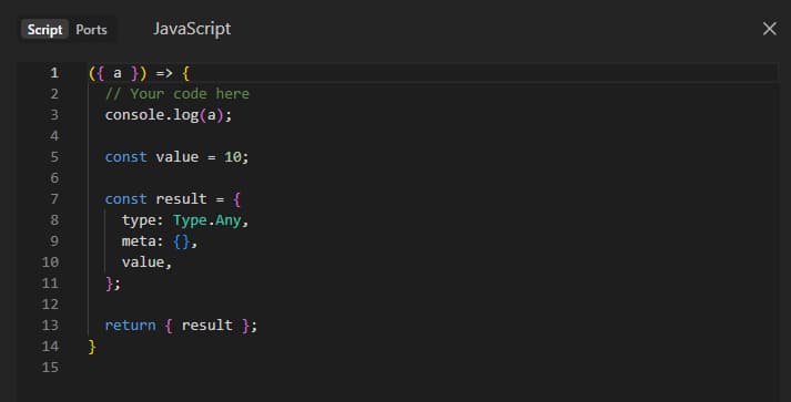 Custom node example 6